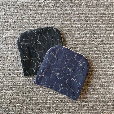 ：half gaze hankachi choucho：otona 8重ガーゼ