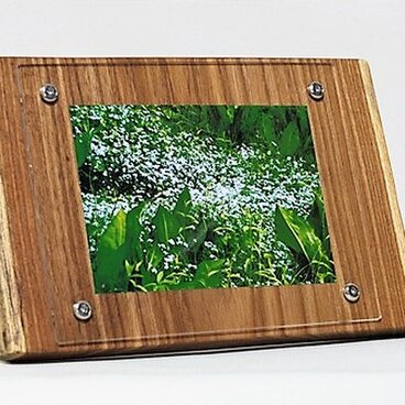 おしゃれな木のフォトフレーム No.13　エンジュの天然木（L-40）