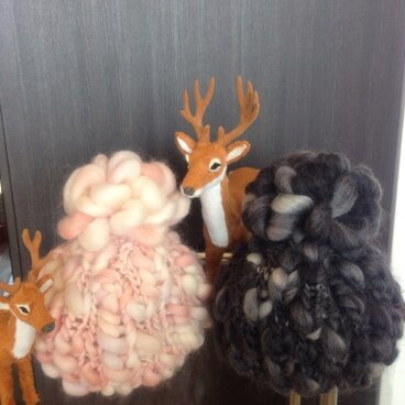 【E様オーダー品】★ふわふわ　ニット帽★大人用