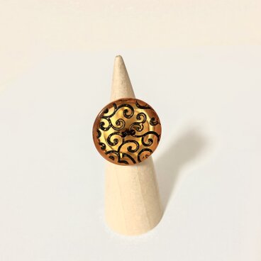 ボタンワイヤーリング