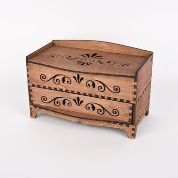 グレースボックス【抽斗付き２段】（木製道具箱）