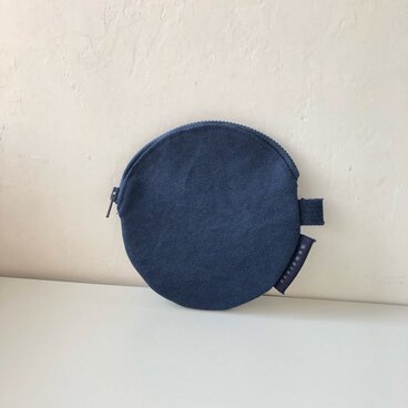 まるポーチ/ネイビー