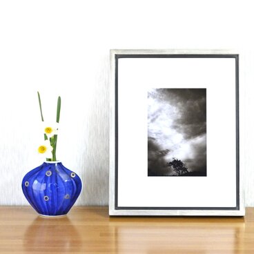 額付『曇光の日』　写真　そのまま飾れる　アート　インテリア