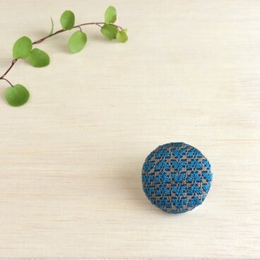 絽ざしのブローチ　－Harmonia－