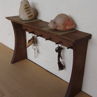 キーフック　K-1　W450（ダークブラウン）