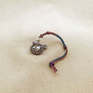 銀製の鈴『ふくら雀』(シルバー925) 縁起物・お守り・魔除け