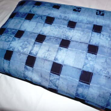 藍染の枕カバー