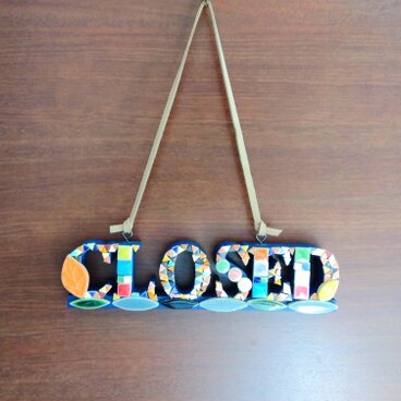 ボンディ様専用　CLOSE　表札