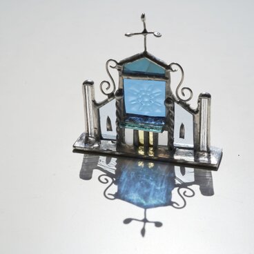 バロックな聖堂　ペールブルー　2507