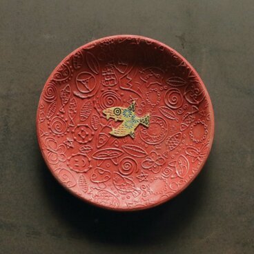 ■ Dream fish!! サカナノプレート　赤■