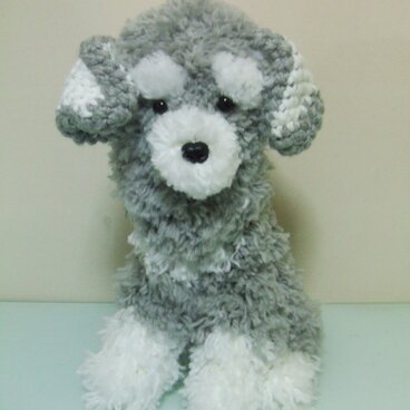 あみぐるみ　　シュナウザー