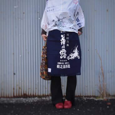 6/30まで半額SALE♡前掛けと風呂敷リメイクスカート　