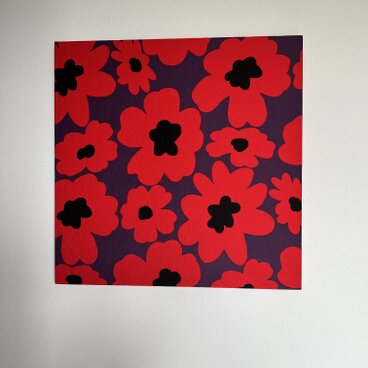 超軽量 アートパネル ファブリックパネル 北欧柄　小