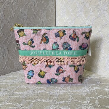 サニタリーポーチ【アニマルピンク】