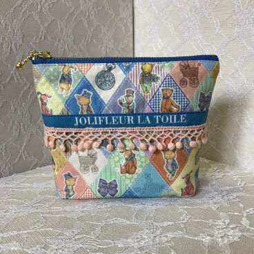 サニタリーポーチ【ダイヤパッチワーク】