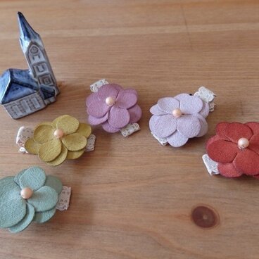 大人かわいいベビーヘアクリップ　よりどり2個組