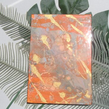 フルイドアート/ポーリングアート　原画　小さなキャンパス絵画