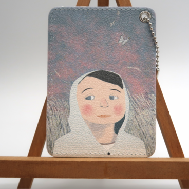 カードケース　ススキの原っぱ