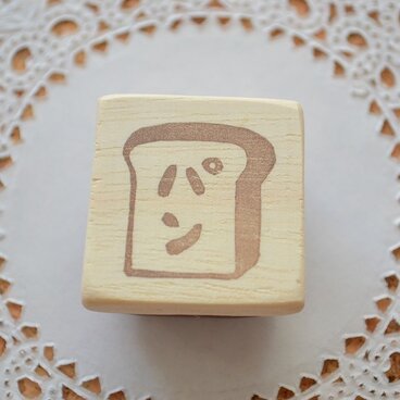 消しゴムはんこ＊パンがすき