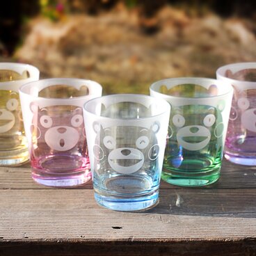 くまモンのロックグラス