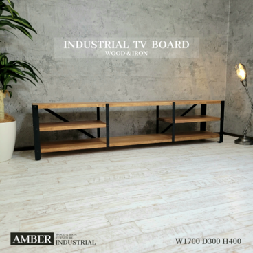 インダストリアル　TVボード　ローボード　アイアン　TV台　家具　インテリア
