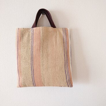 送料無料！『TATAMI Various colors 』畳織り鞄 手織り A4サイズ たっぷり入る トートバッグ