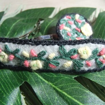 レトロ風ヘアアクセサリーセット