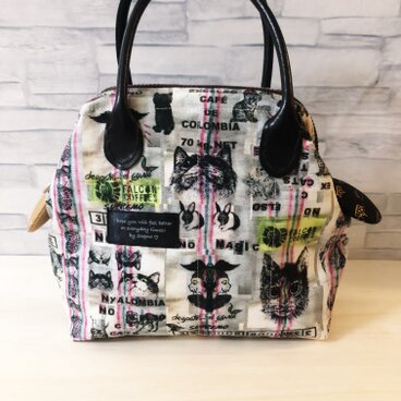 Thank you☆POPなワイヤーポーチバッグ* カフェねこ