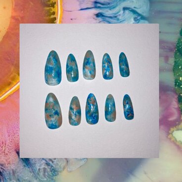 マーブルネイルチップ☁️