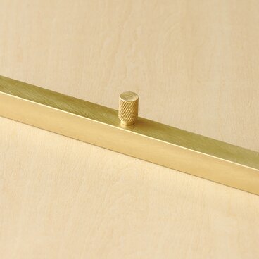 【S様専用】真鍮ペーパーウェイト：四角棒【真鍮つまみ】サイズオーダーセット