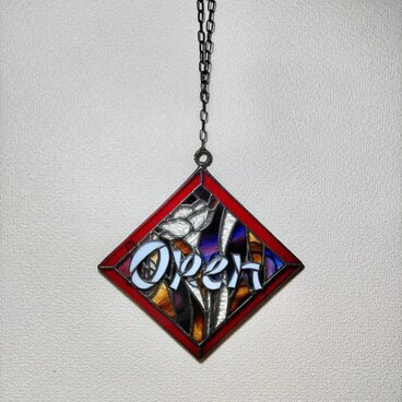 シックな花のドアサイン