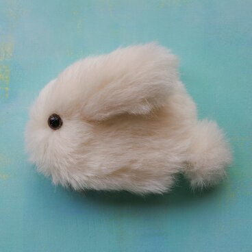 ミニうさぎポーチ（白）006