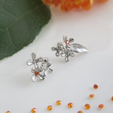 金木犀のピアス