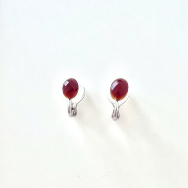 レッドアゲートのイヤリング