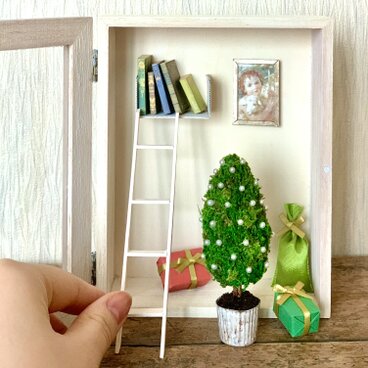 レイアウト出来る　ミニチュア　穏やかなXmas