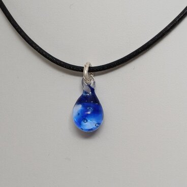 泡入りの青(ペンダント)