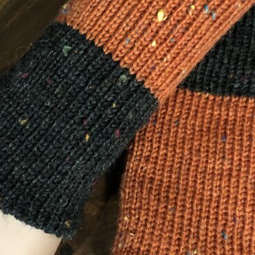 リストウォーマー(ツイード)