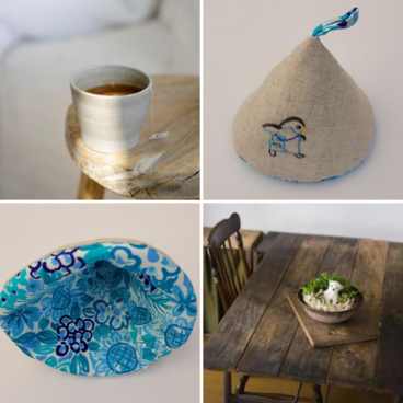 値下げ　刺繍鍋つかみ　ペンギン