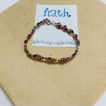 ビーズブレスレット（バラmix）