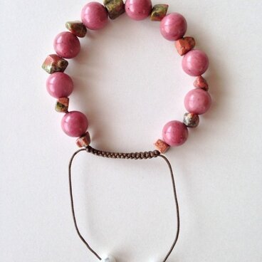 シリシャスシスト・ユナカイトのブレスレット