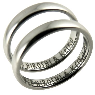 建設業、漁業、農業、工場で働く人のペアリング　【傷つきにくい、曲がらない】タングステンリング【2本】