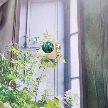 マラカイトarteピアス