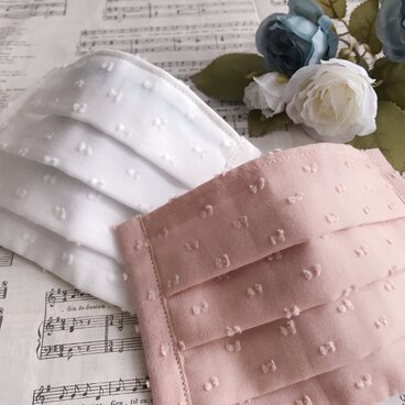 ★樋口さま専用★♡秋色♡くすみカラー♡透け感♡ ☆.。.:*・°　プリーツマスク　°・*:.。.☆