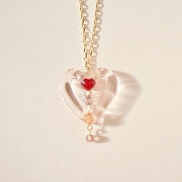 オープンハート　ネックレス