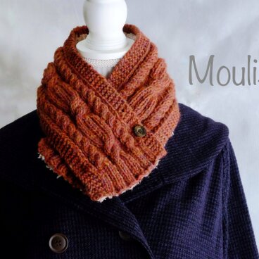 アラン模様のまきもの［受注制作］