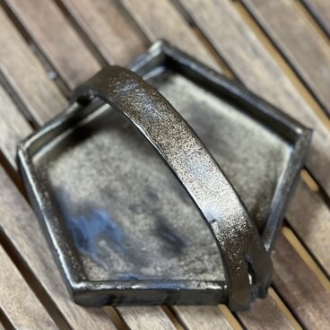 五角取手付き皿