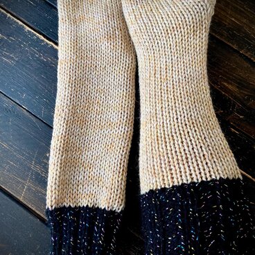 手編みハンドウォーマー