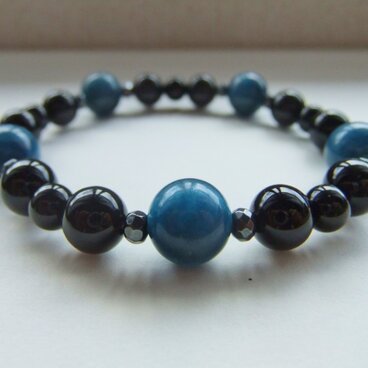 ブルーアパタイトのブレスレット