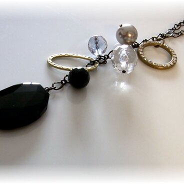 オニキス【天然石】のネックレス