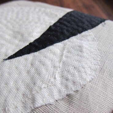 【花冷え】絵になるリネンのポットマット